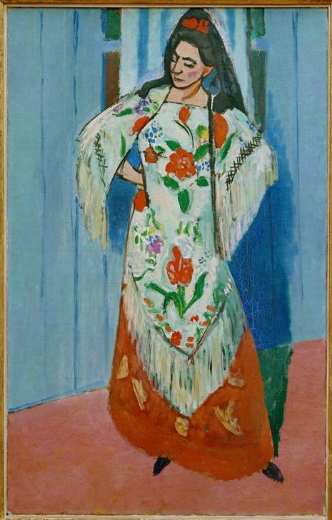 Madame Matisse with a Manila shawl von Henri Matisse