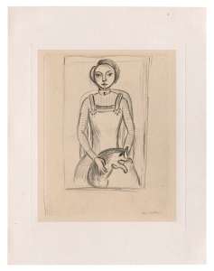 Girl with a Cat