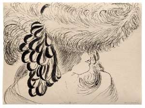 Girl in Plumed Hat (Mlle Antoinette)