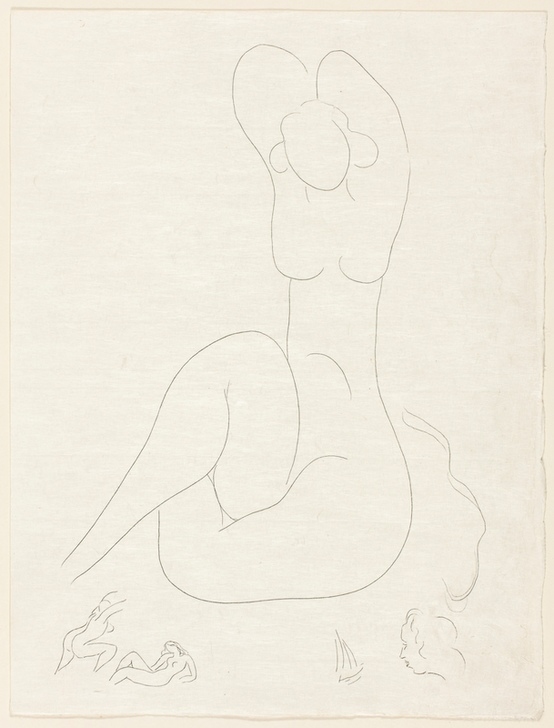 Plusieurs Sonnets: "Quelle soie...", plate 28 from Poesies de Mallarmé von Henri Matisse