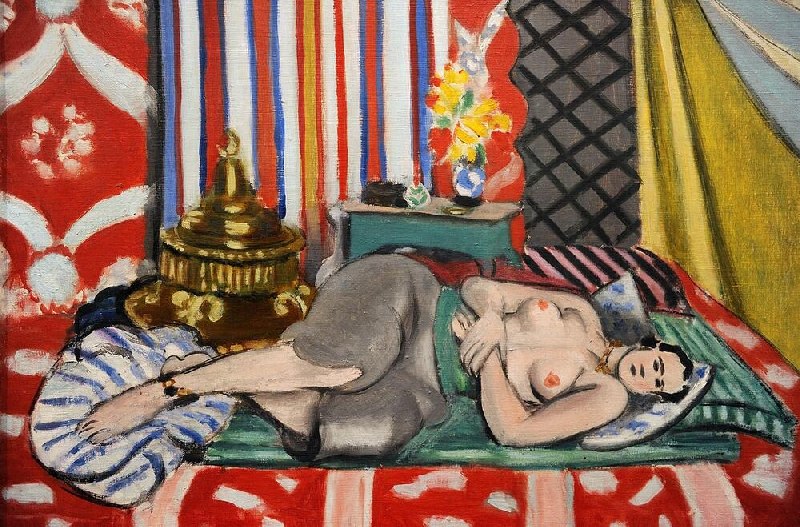Odalisque in Gray Harem Pants von Henri Matisse