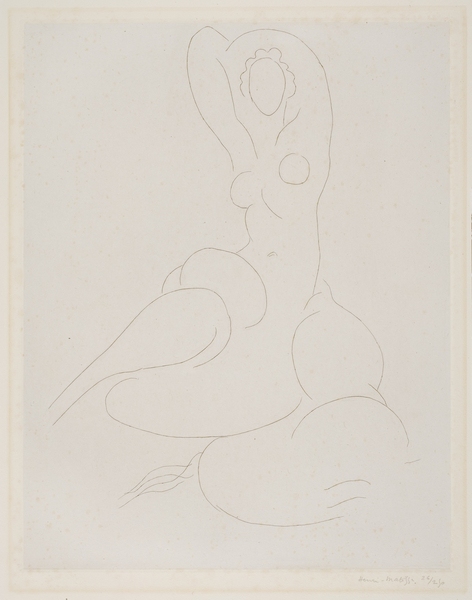 Odalisque Couchée, published 1934 von Henri Matisse