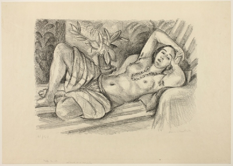 Odalisque with Magnolia von Henri Matisse
