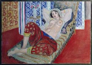 Odalisque with Red Trousers