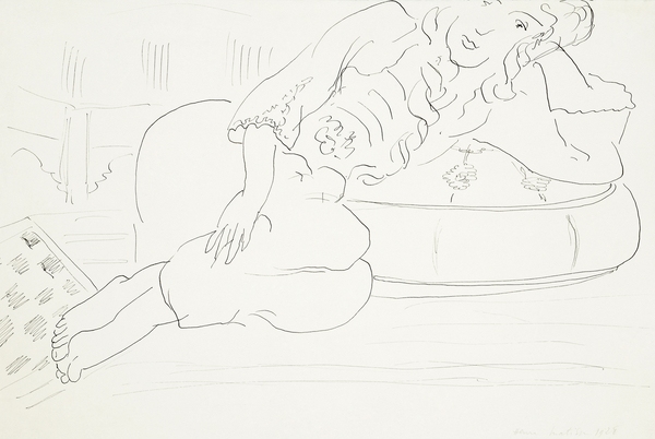 Odalisque checkerboard, cushion von Henri Matisse