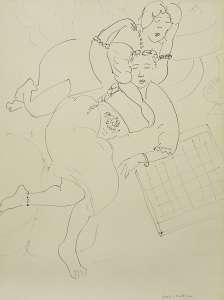 Odalisques with Checkerboard