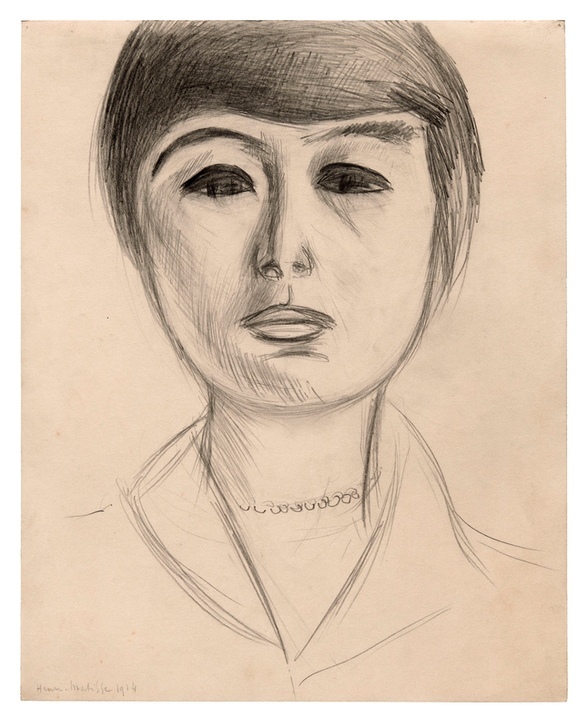 Portrait of a Young Woman (Elsa Glaser) von Henri Matisse