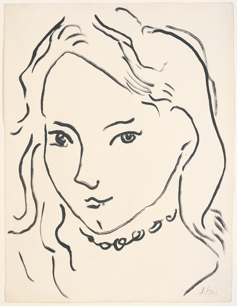 Portrait of Marguerite von Henri Matisse