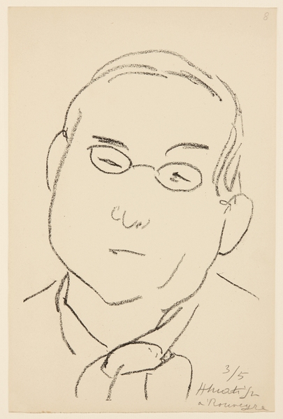 Portrait of Paul Léautaud von Henri Matisse