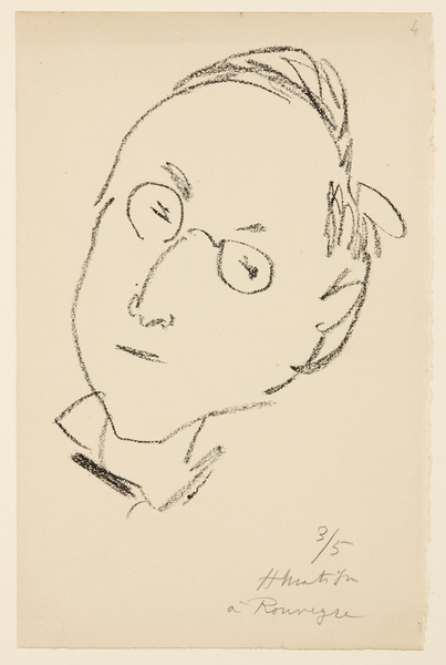 Portrait of Paul Léautaud von Henri Matisse