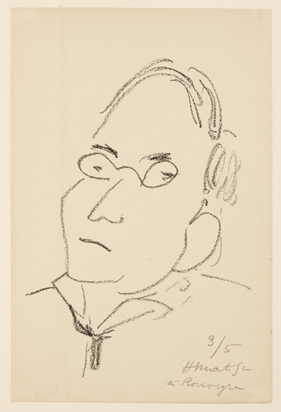 Portrait of Paul Léautaud von Henri Matisse