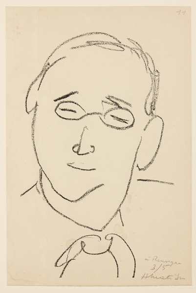 Portrait of Paul Léautaud von Henri Matisse