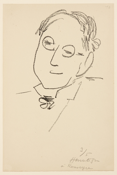 Portrait of Paul Léautaud von Henri Matisse