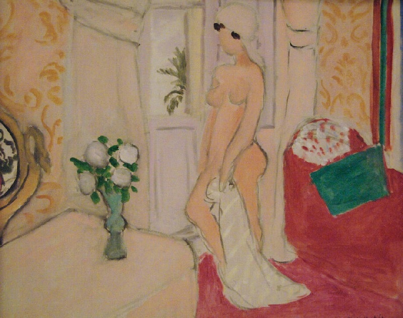 Pink Nude or The Maiden and the Flower Garden von Henri Matisse
