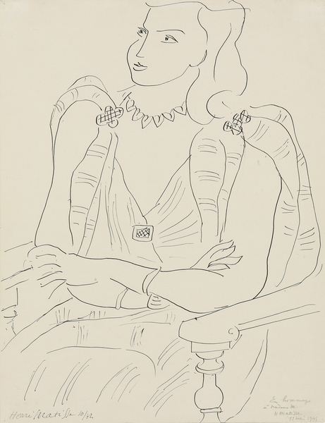 Seated Woman von Henri Matisse