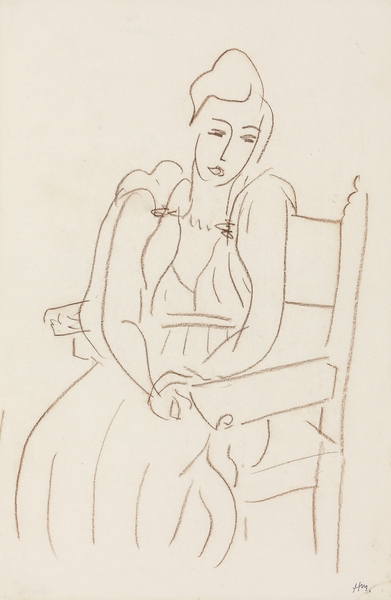 Seated Woman von Henri Matisse