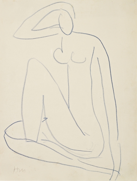 Seated female figure von Henri Matisse