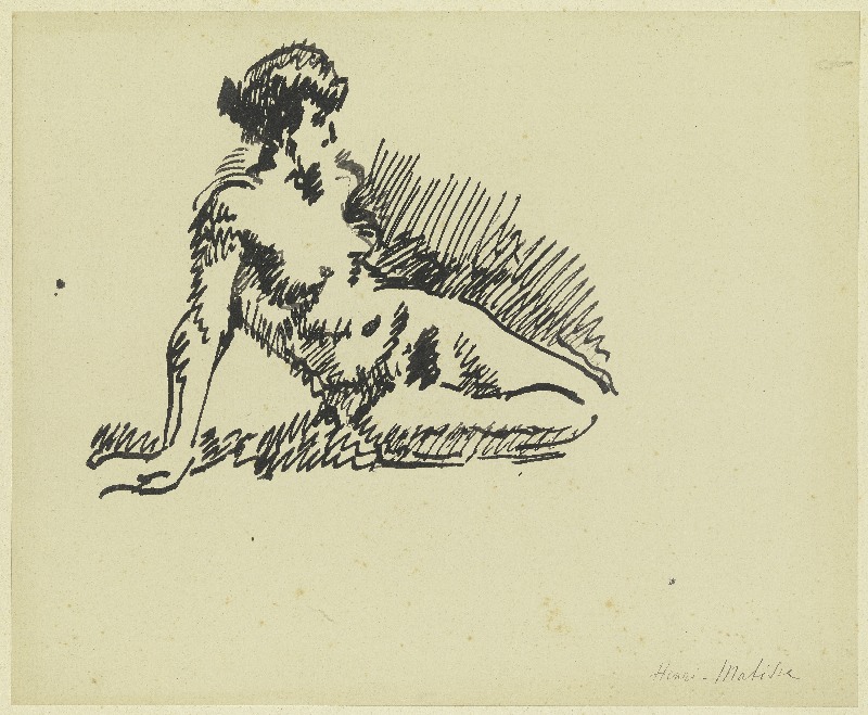 Seated Female Nude, circa 1901 - 1903 von Henri Matisse
