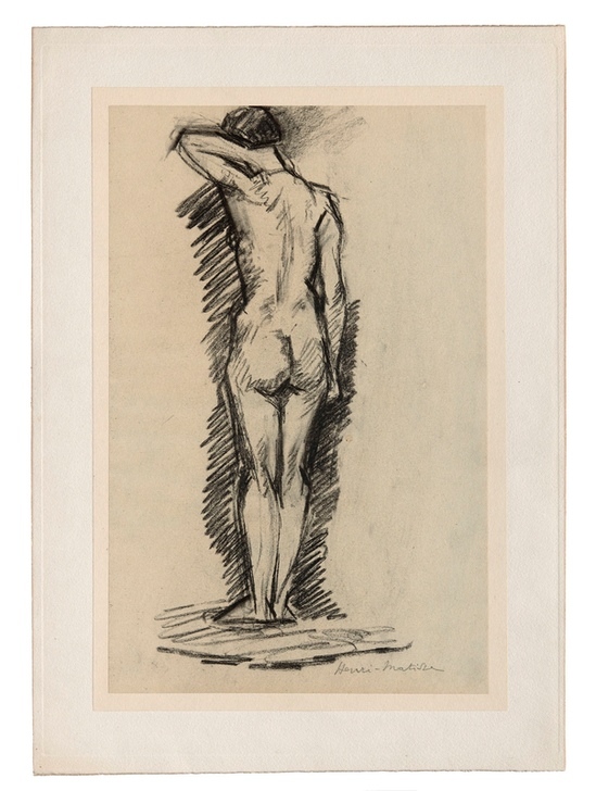 Standing Female Nude seen from the Back von Henri Matisse