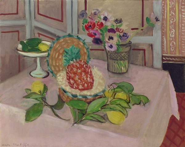Still Life: Pineapple and Lemons von Henri Matisse