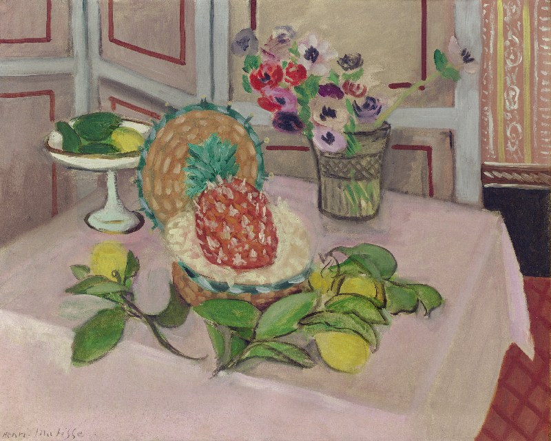 Still Life: Pineapples and Lemons von Henri Matisse