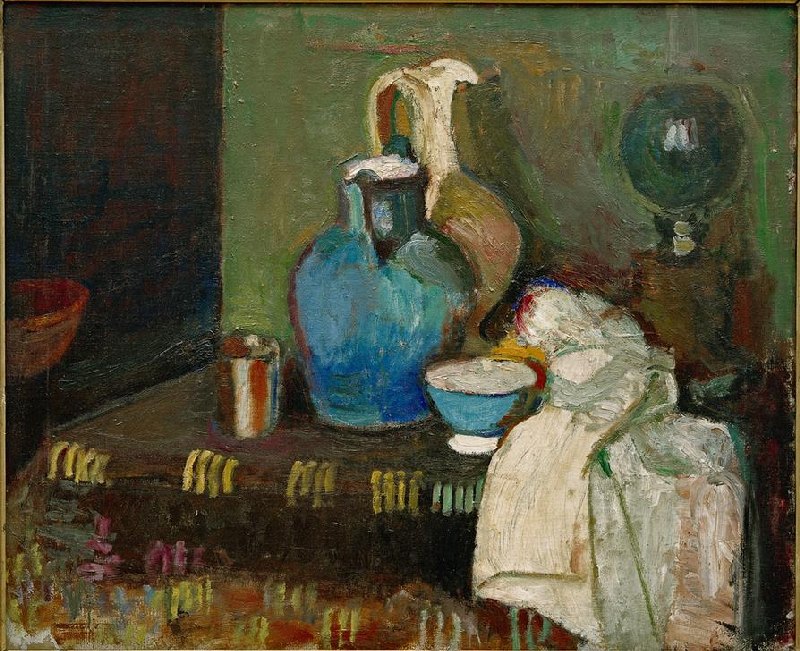 Still life with blue jug von Henri Matisse