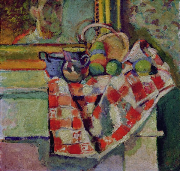 Still Life with a Checked Tablecloth von Henri Matisse