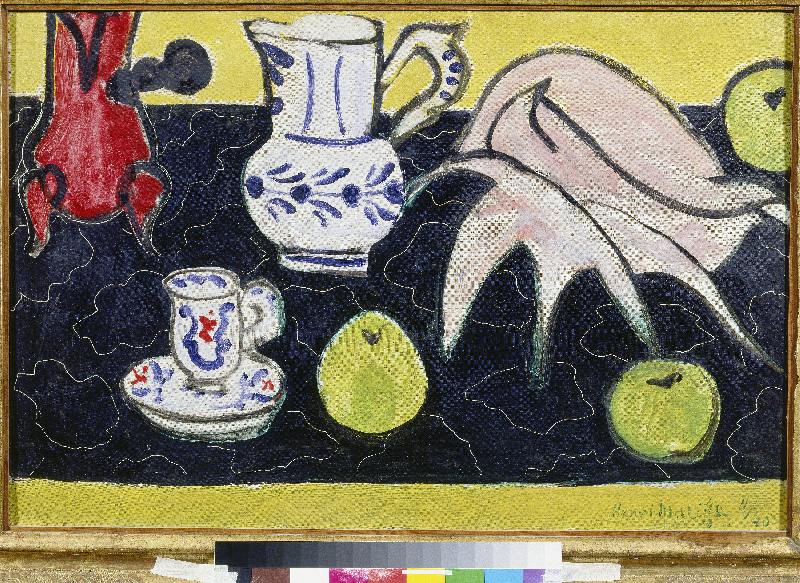 Still Life with Shell on Black Marble von Henri Matisse