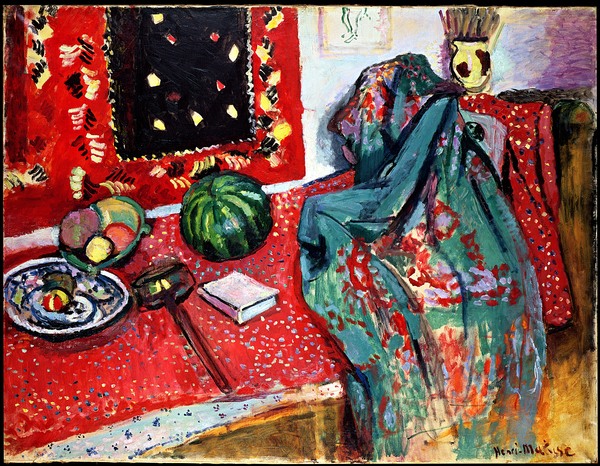 Still Life with a Red Rug von Henri Matisse