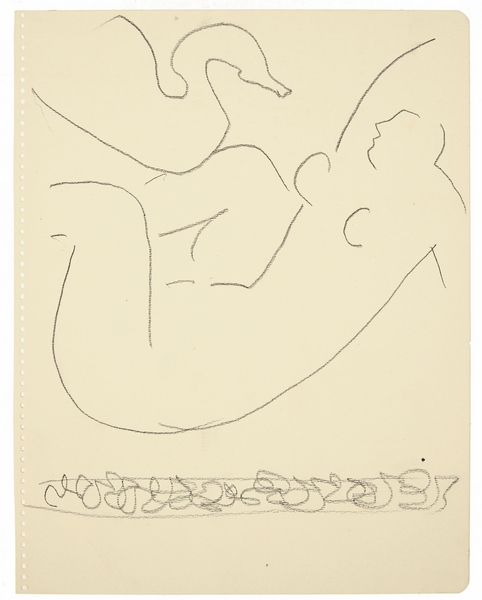 Etude (Léda et le cygne) von Henri Matisse