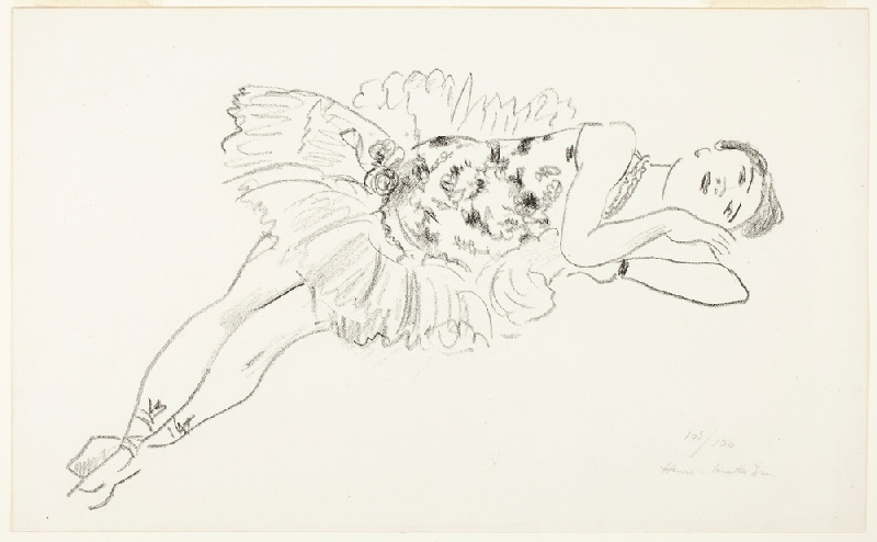 Dancer Reclining, from Ten Dancers von Henri Matisse