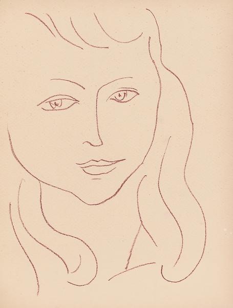 Plate from Visages von Henri Matisse