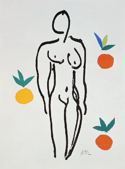 Nude with Oranges