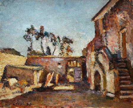 Courtyard of the Mill at Ajaccio