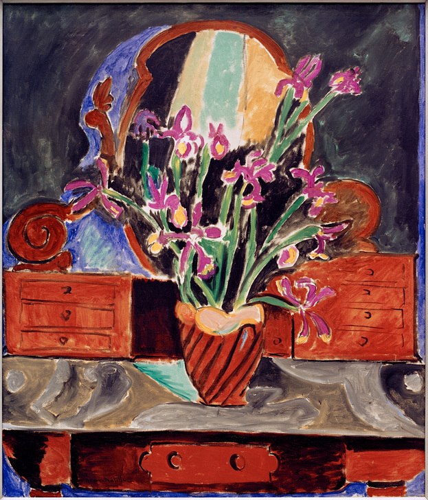 Vase with Irises von Henri Matisse