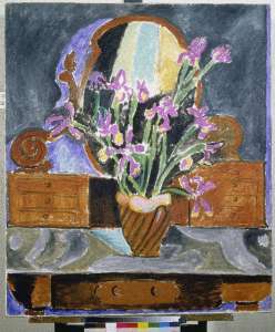 Vase with Irises