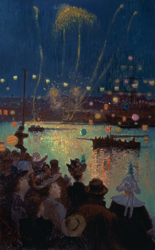 Bastille Day at Lorient von Henri Moret