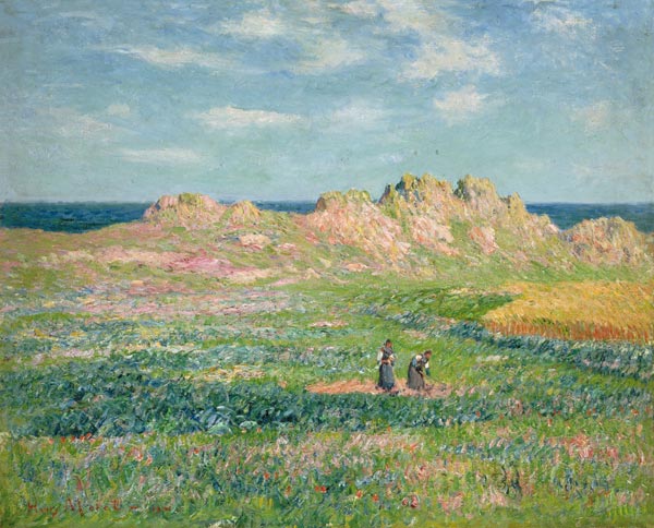 Auf der Ile d'Ouessant. von Henri Moret