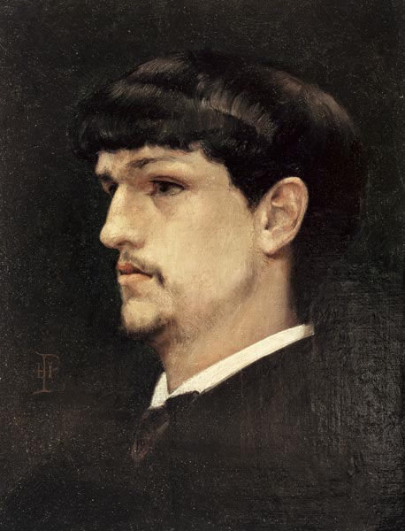 Claude Debussy (1862-1918) 1886 von Henri Ludovic Marius Pinta