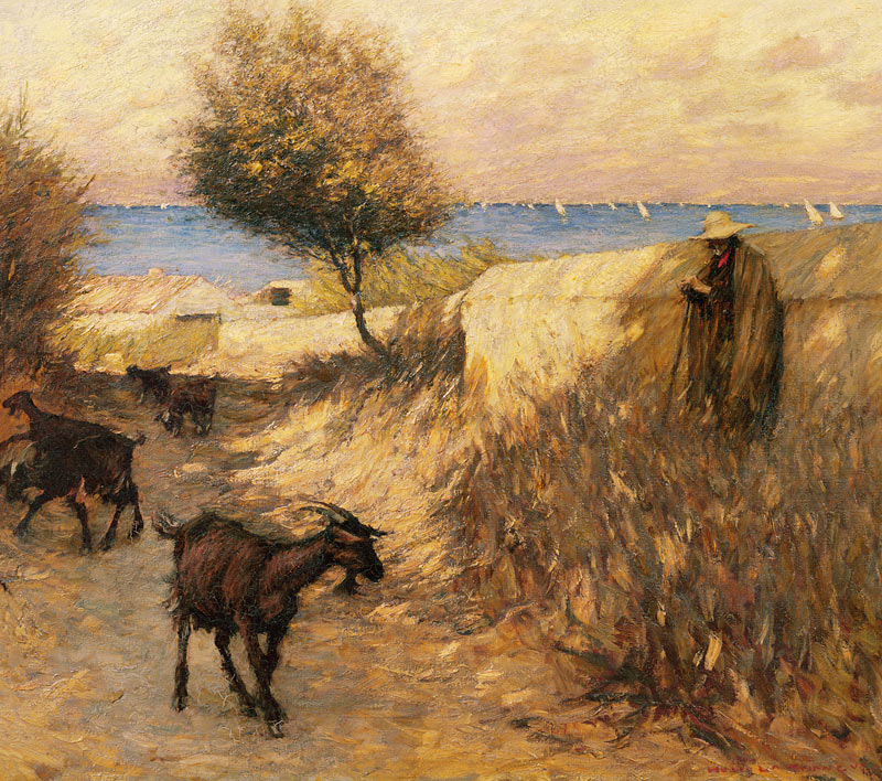 Provencal Lane, Martigues von Henry Herbert La Thangue