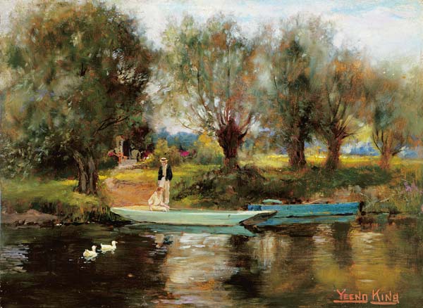 Ferry at Clifton von Henry John Yeend King