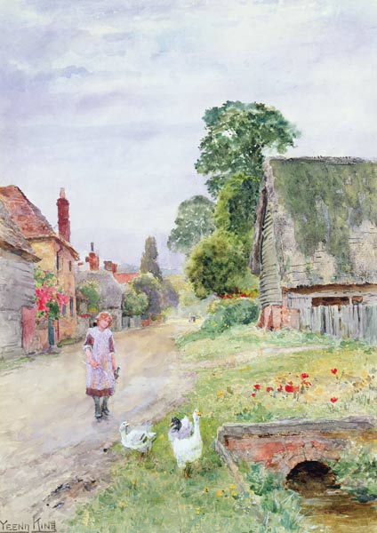 The Goose Girl von Henry John Yeend King