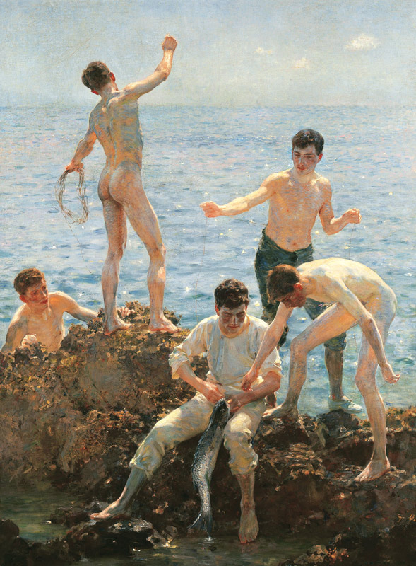 Midsummer Morning von Henry Scott Tuke