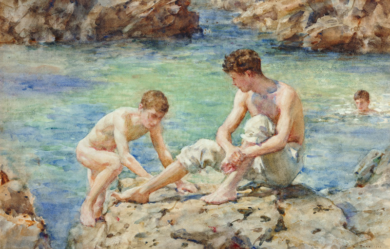 The Bathers von Henry Scott Tuke