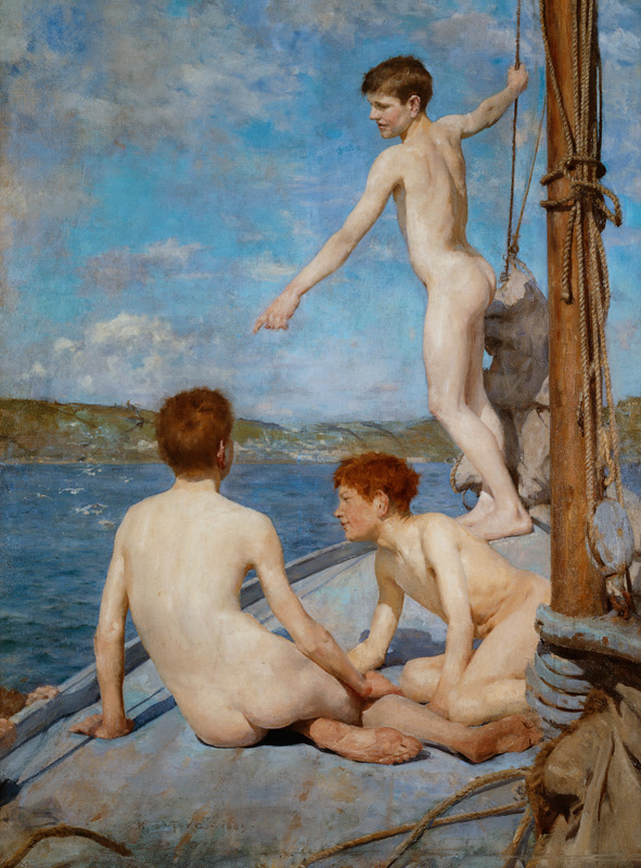 The Bathers von Henry Scott Tuke
