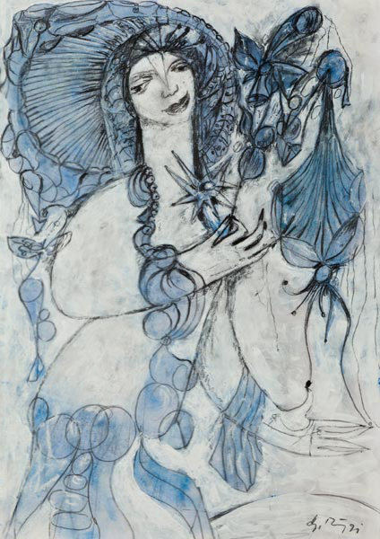 Die Lady und die Blüte von Herbert Rösler