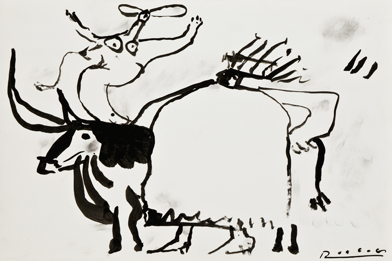 König-Stier undTänzerin von Herbert Rösler