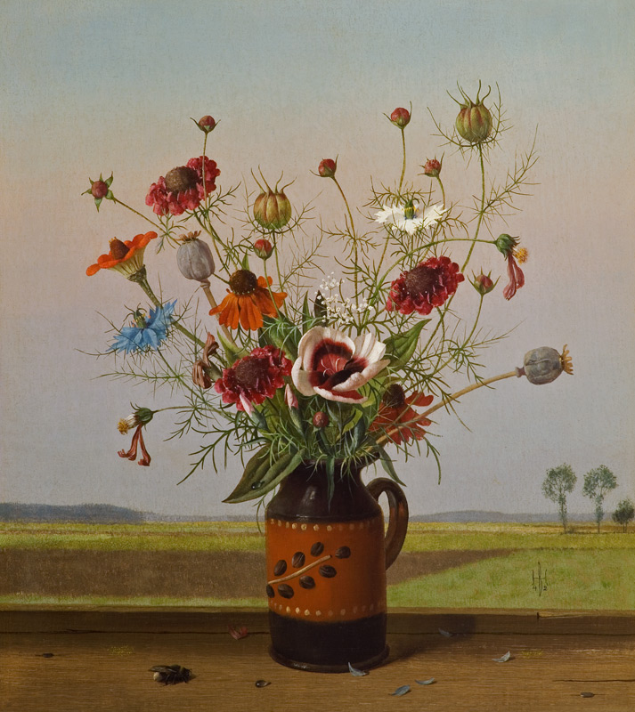 Still life with Field Flowers von Herbert Böttger