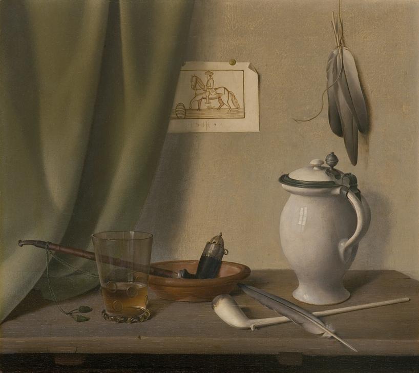 Still life with pipes von Herbert Böttger