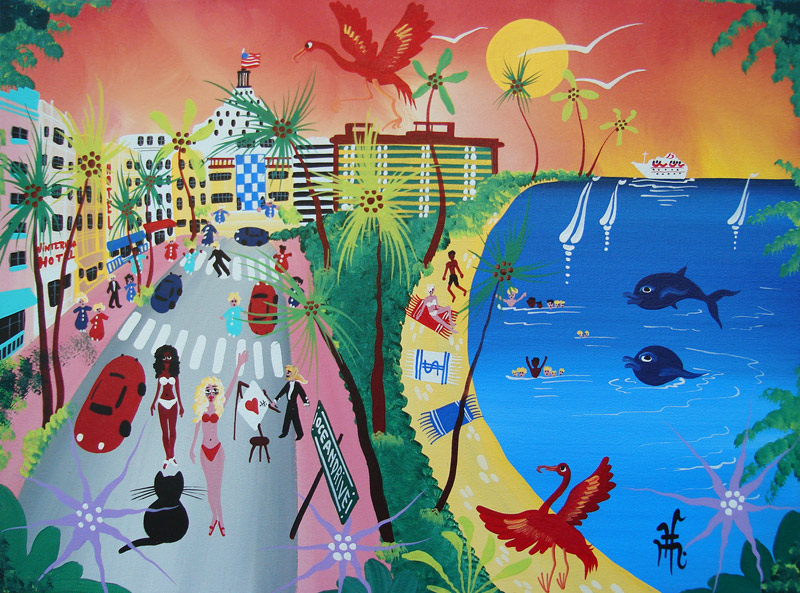 Oceandrive, Miami von Herbert  Hofer